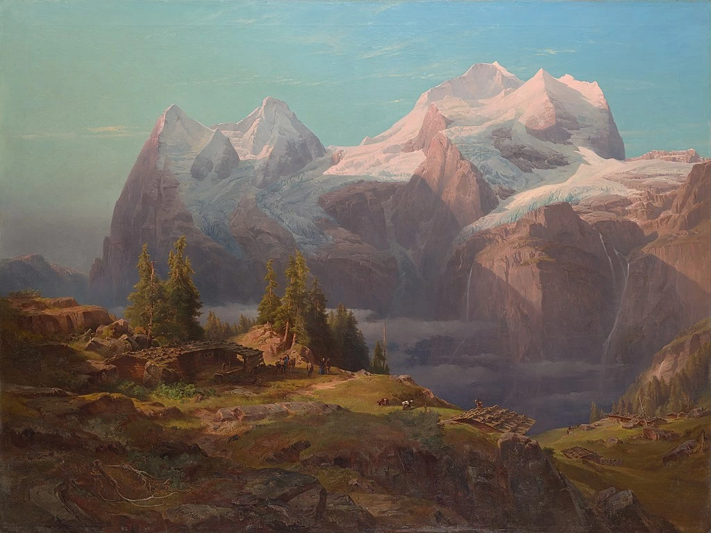 Wengeralpe nell'Oberland bernese, 1857 - Kunsthistorisches Museum, Vienna